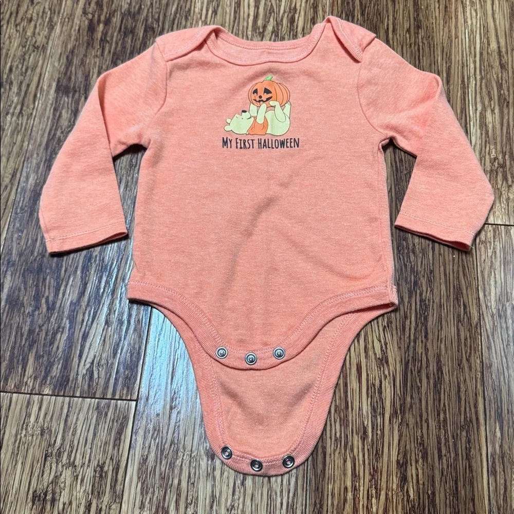 Disney Winnie the Pooh My First Halloween bodysuit matching pants set size 6-9M